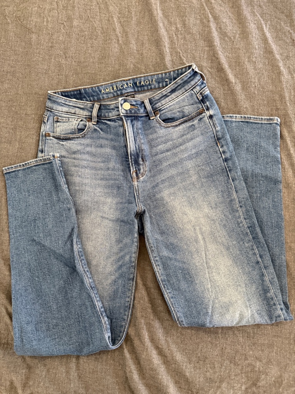 American Eagle Blue Mom Jean Denim size 0 Reg
